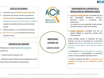 ACR Asesores y Consultores: Medidas COVID-19